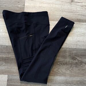 Smartwool Moto Black High-Waisted Leggings